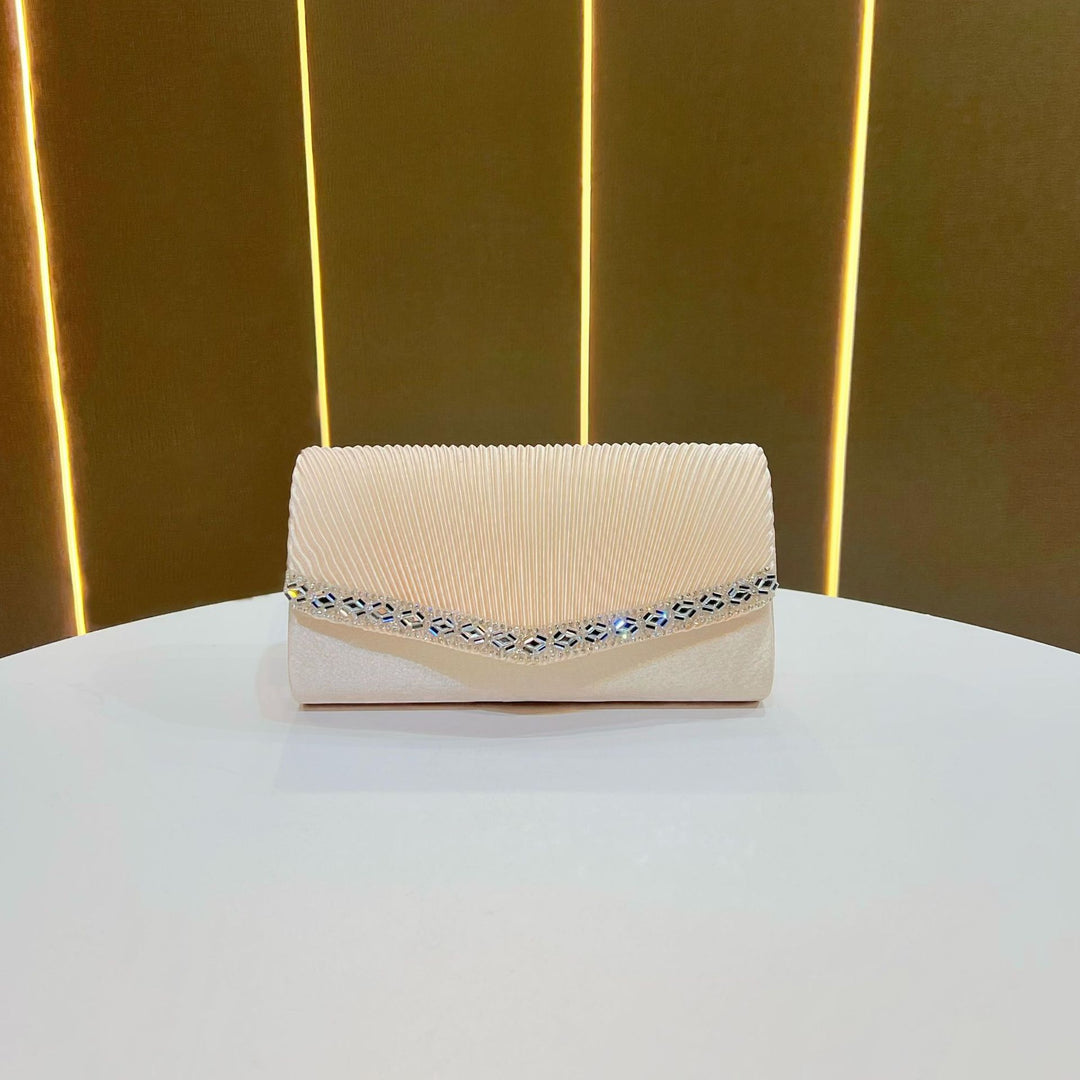 Pleated Evening Clutch