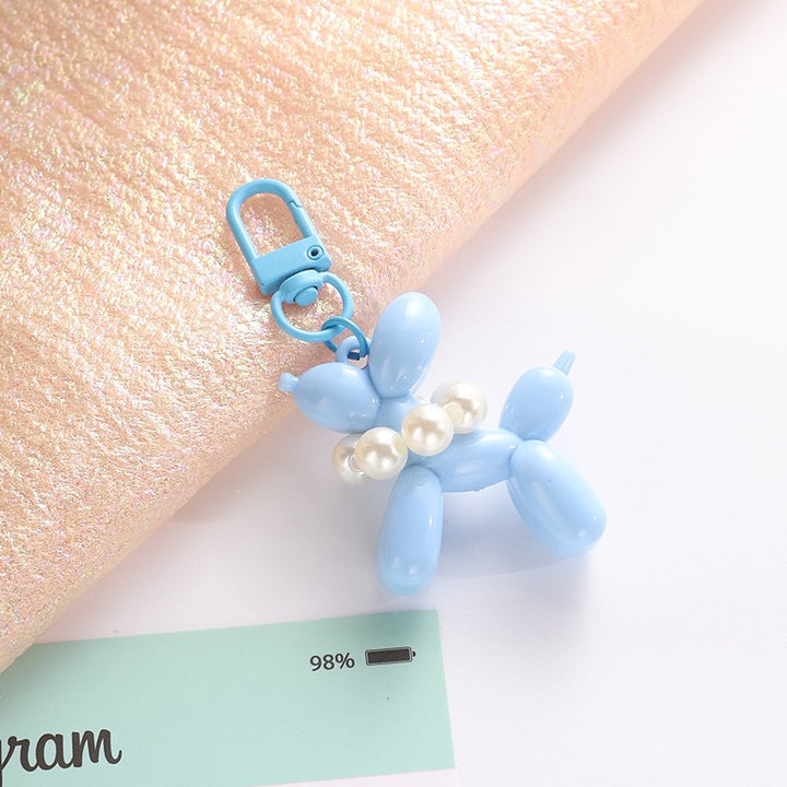 Playful keychain with balloon dog and beads Kalsten