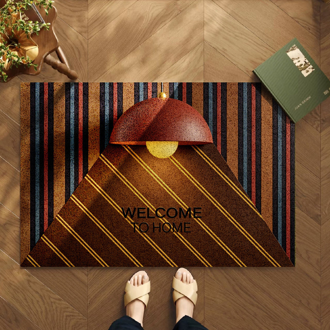 Vintage-Inspired Welcome Mat