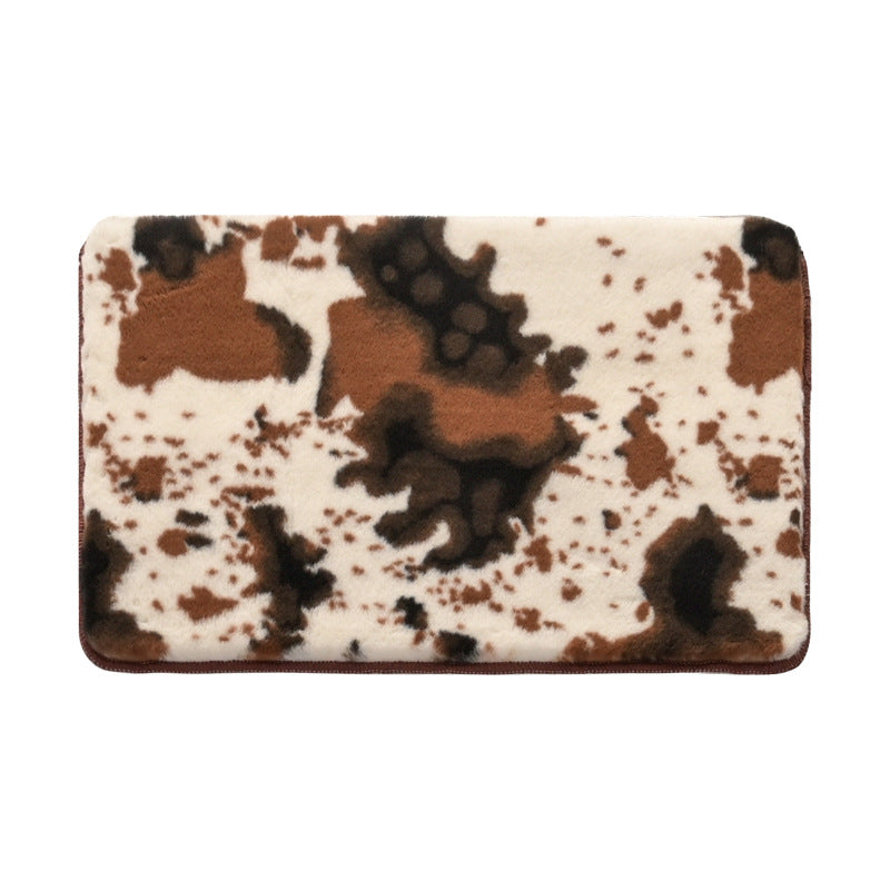 Plush Marble Design Bath Mat Kalsten