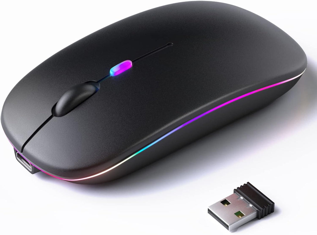 Ergonomic Wireless Gaming Mouse with RGB Lights Kalsten