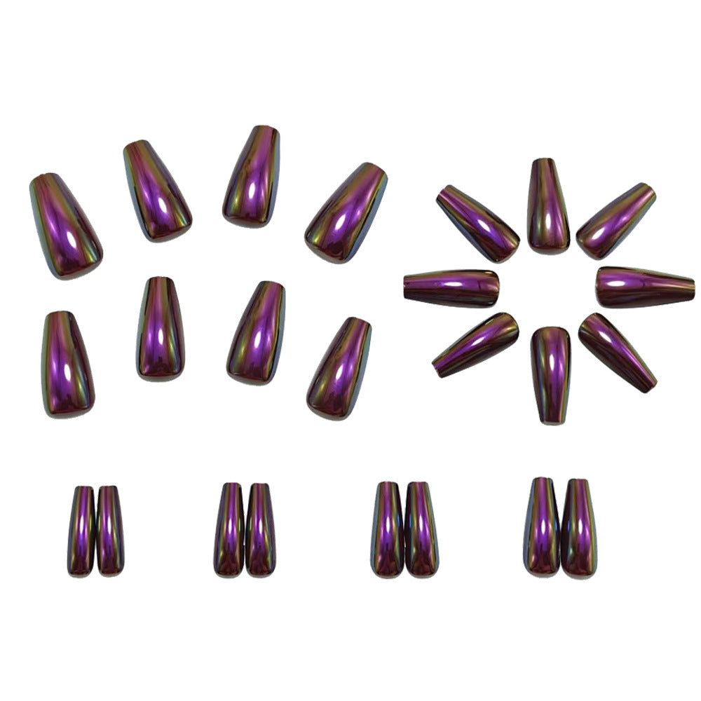 Shiny artificial nails with polarizing effect Kalsten