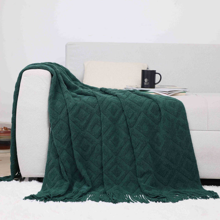 Cozy Knit Throw Blanket Kalsten