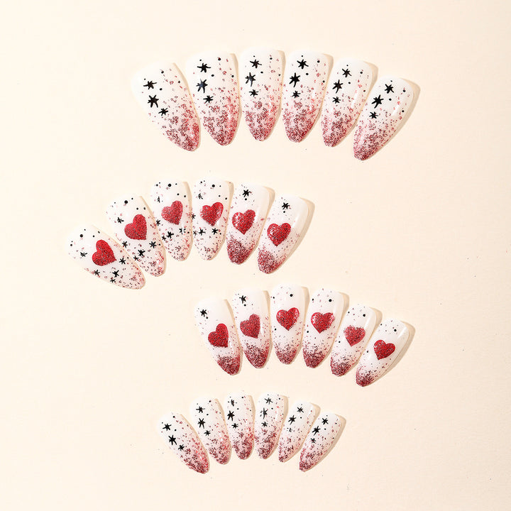 Artistic Heart-Themed Nail Art Kit Kalsten