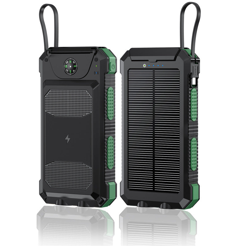 Waterproof Solar Power Bank with Built-in Compass Kalsten