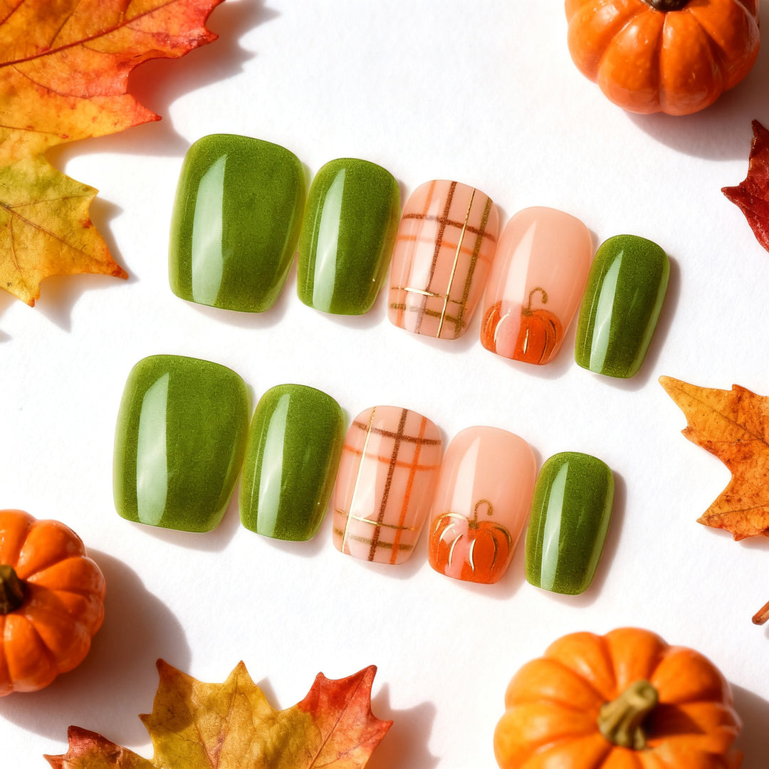 Seasonal Pumpkin Nail Art Set