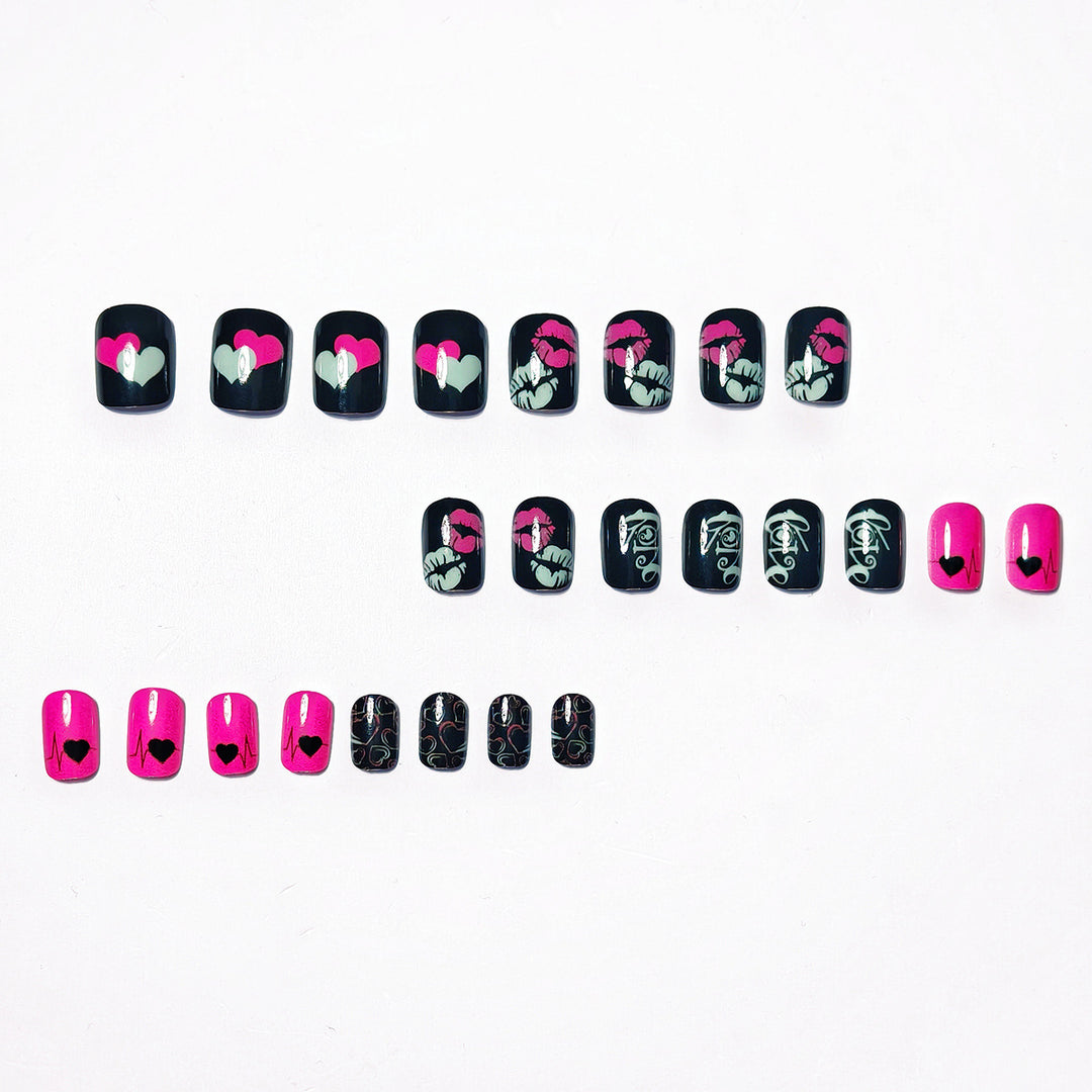 Creative Love-Themed Nail Art Kalsten