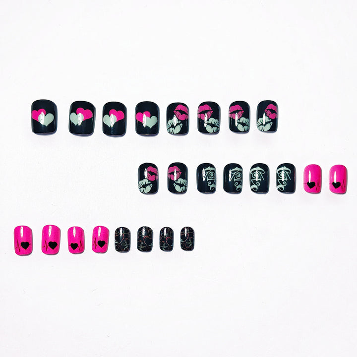 Creative Love-Themed Nail Art Kalsten