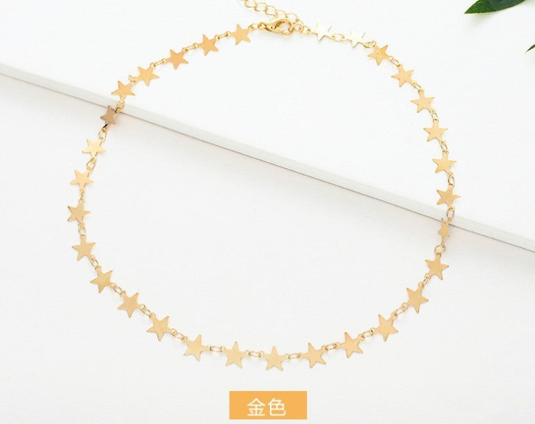 Star Motif Chain Necklace Kalsten