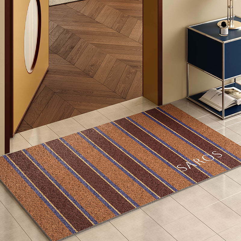 Decorative Striped Entryway Mat