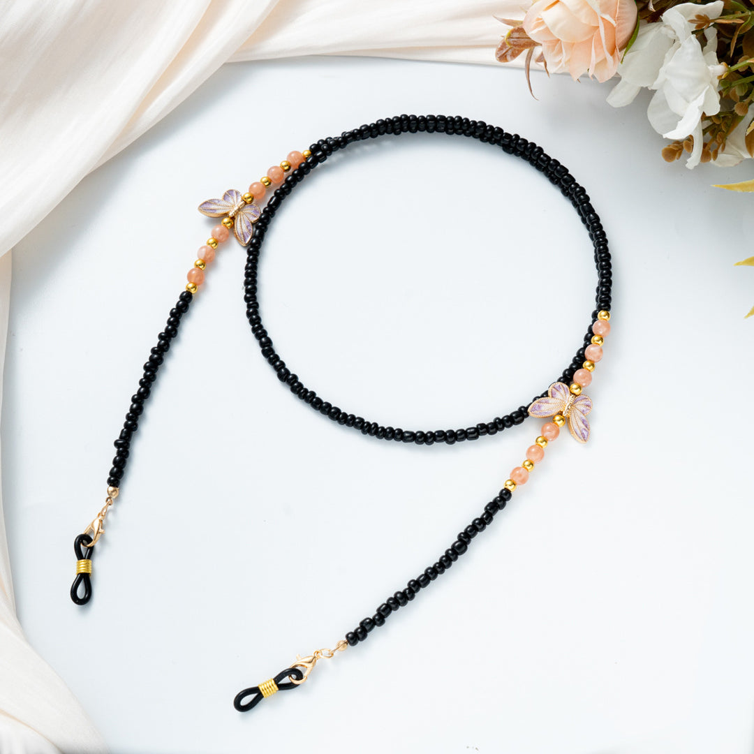Beaded Eyewear Chain with Decorative Elements Kalsten