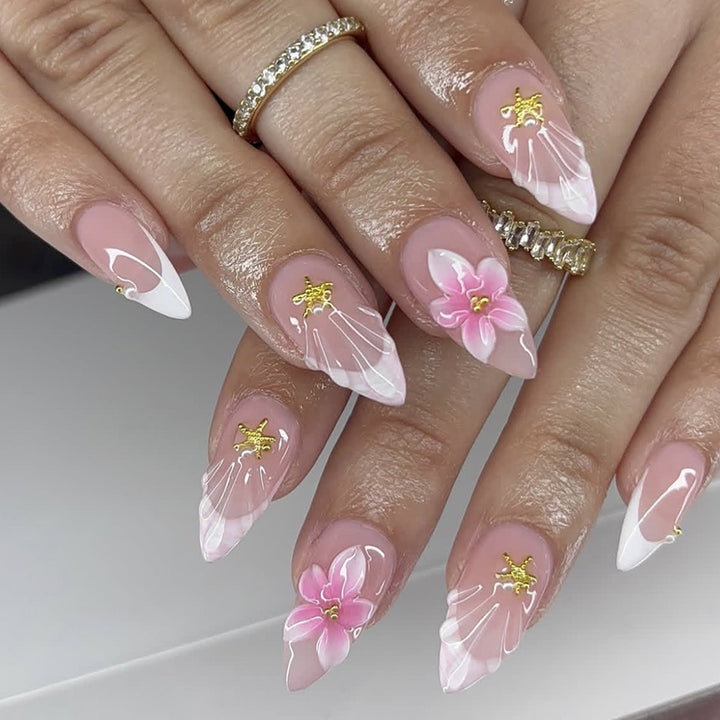 Floral Accent Nail Art Kalsten