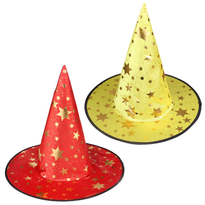 Glitter Starry Witch Hat