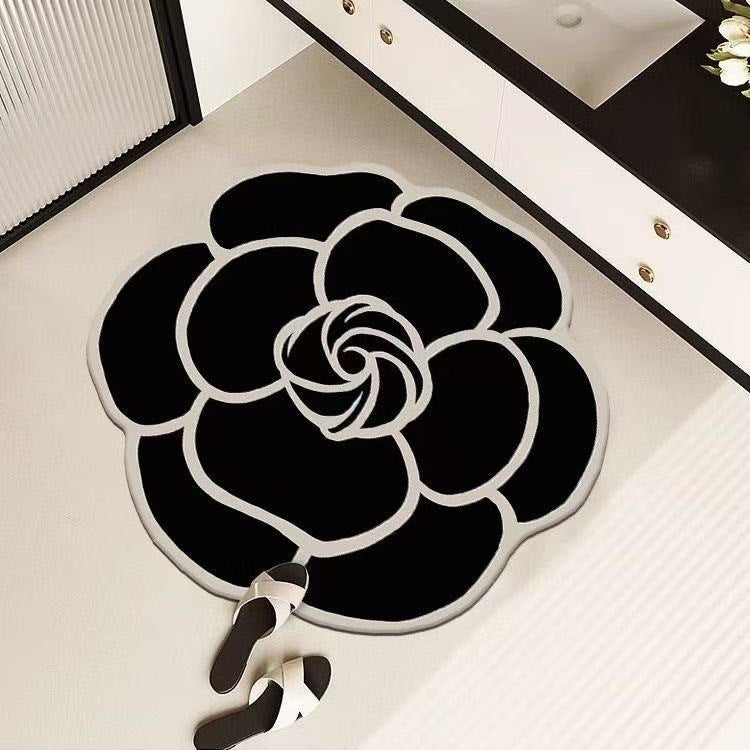 Artistic Floral Design Area Mat