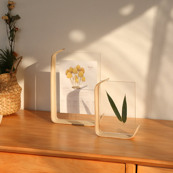 Clear Acrylic Photo Display Stand