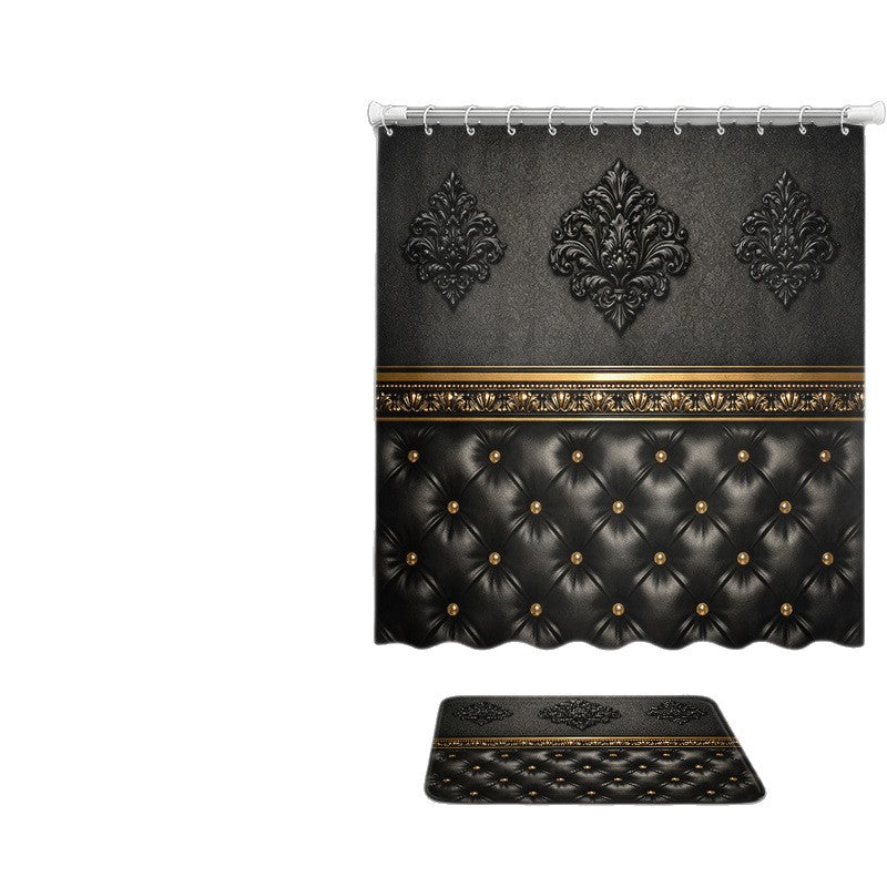 Luxurious Vintage Style Shower Curtain Set Kalsten