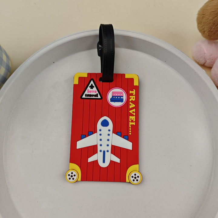 Unisex Luggage Tag in Fun Airplane Design Kalsten