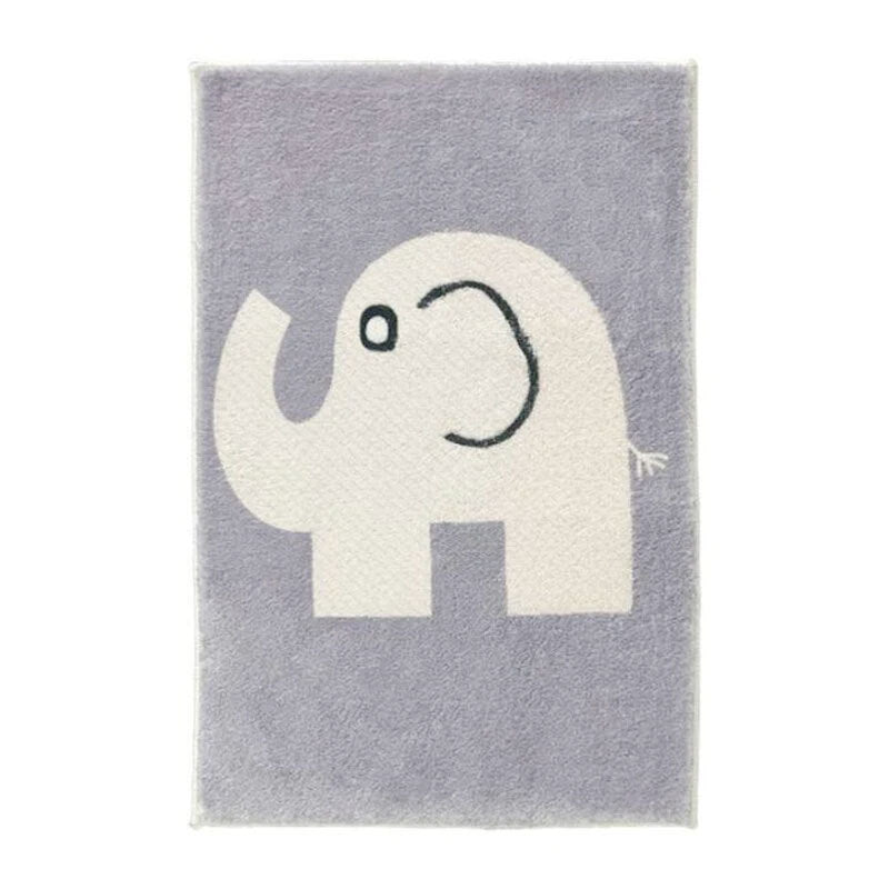 Cute Bunny-Themed Decorative Area Rug for Home