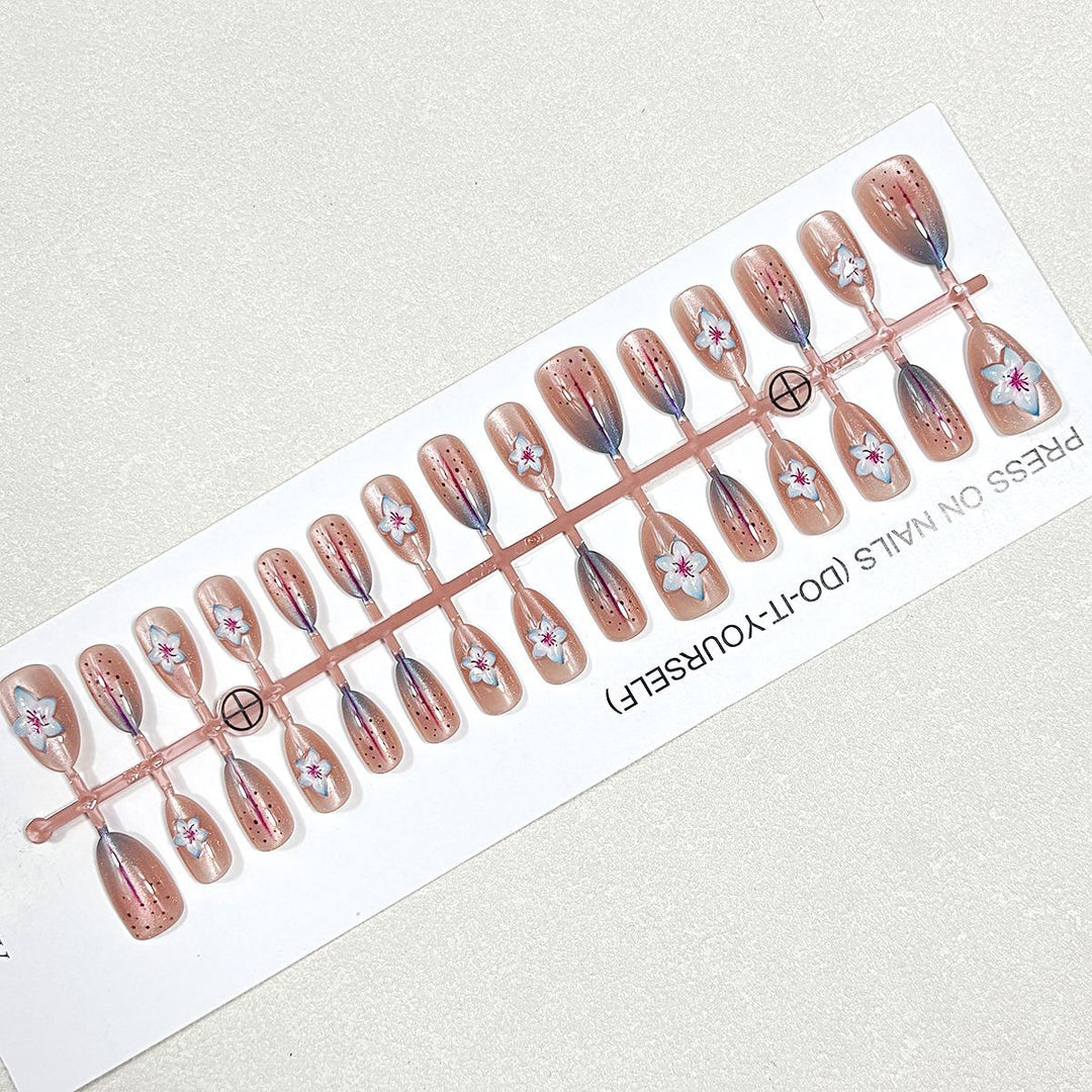 Artistic Press-On Nail Set with All-Size Coverage Kalsten