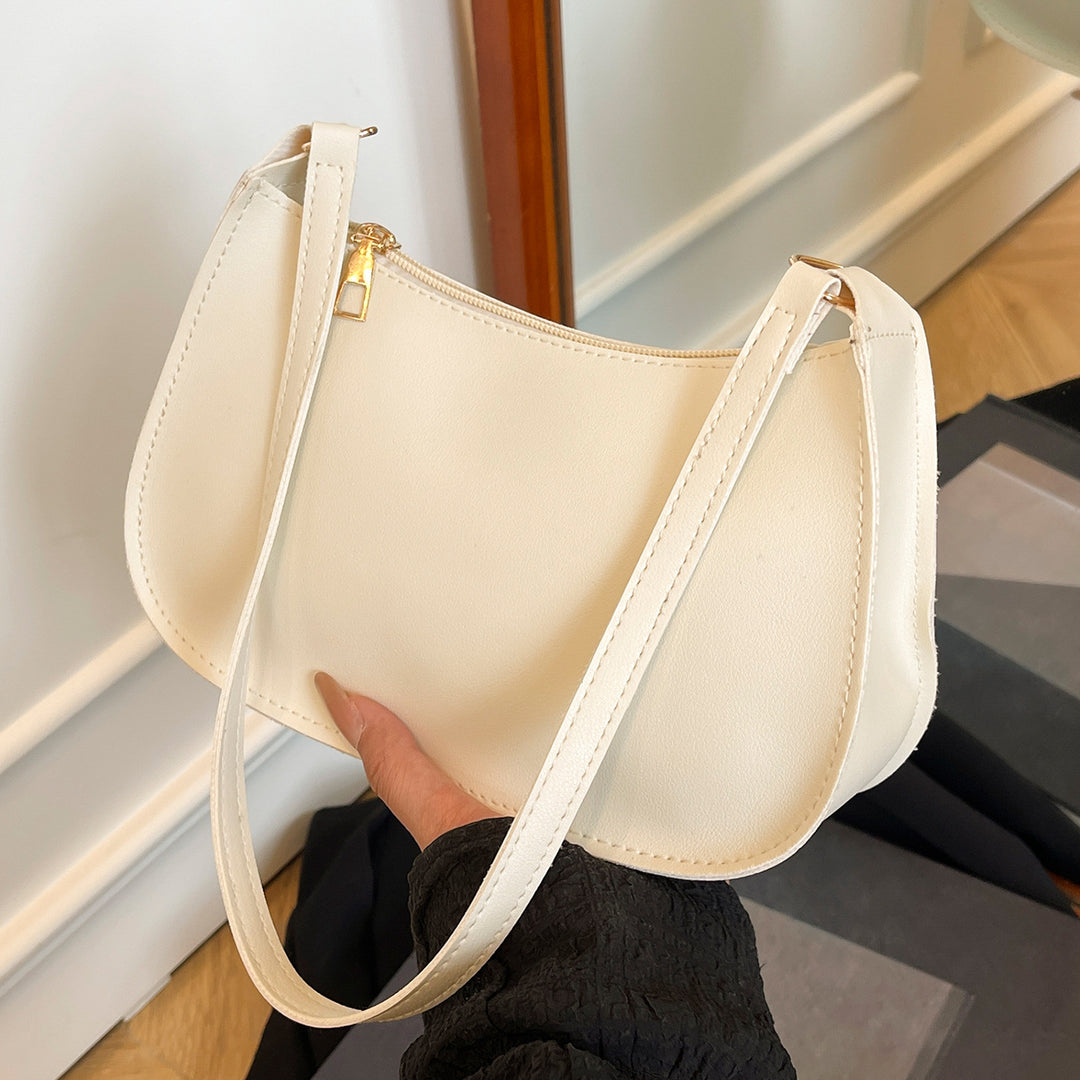 Faux Leather Crossbody Bag