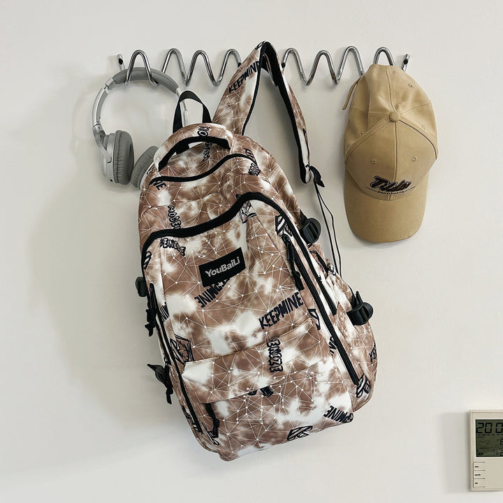 Trendy Patterned Backpack Kalsten
