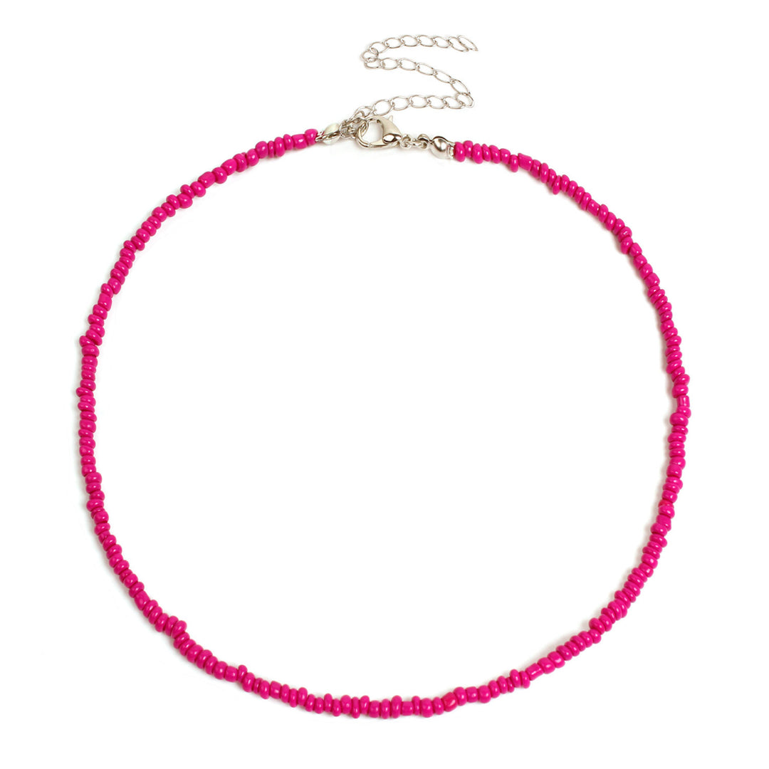 Colorful Beaded Choker Necklace Kalsten