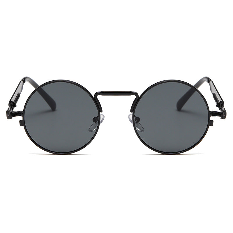 Women's fashionable round sunglasses with precise metal frame Kalsten