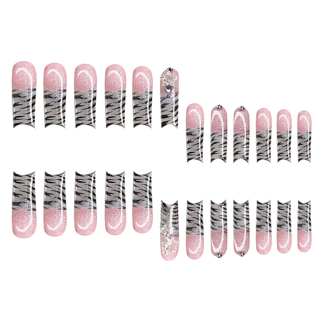 Decorative Press-On Nail Set Kalsten
