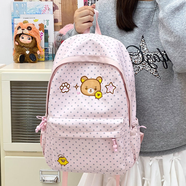 Cute Illustrated Animal-Themed Backpack Kalsten