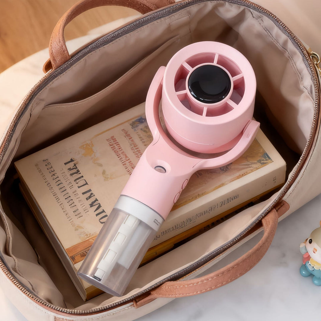 Women's Portable Mist Hand Fan with USB Connection Kalsten