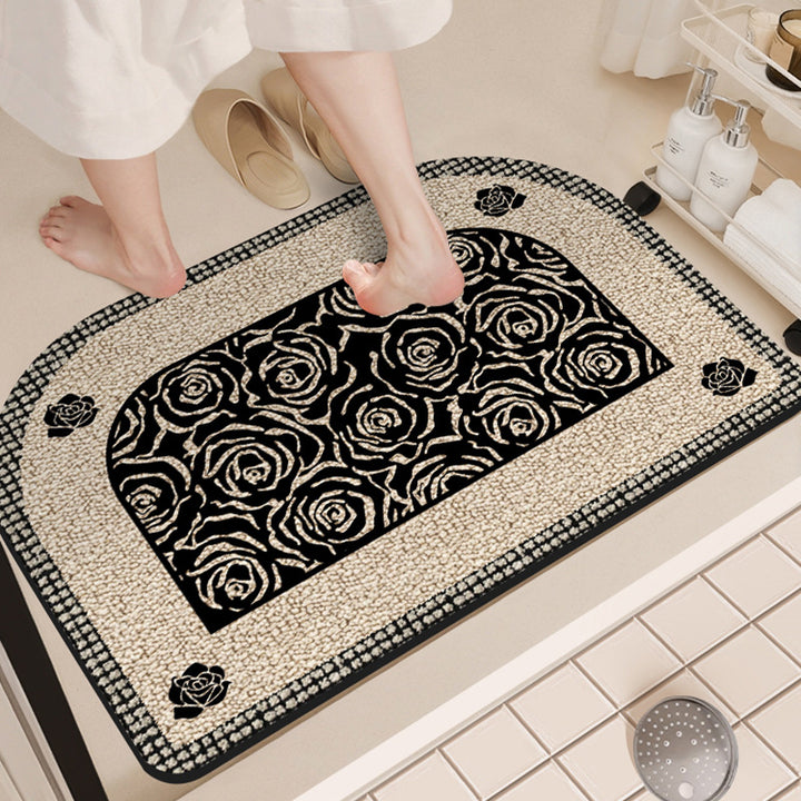 Soft Textured Bathroom Rug Kalsten