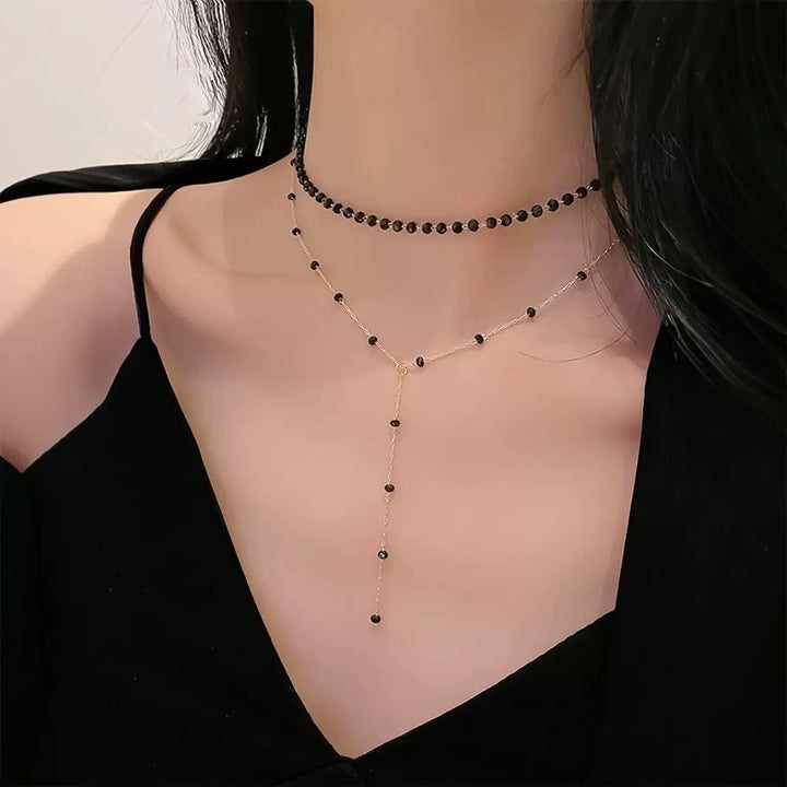 Chic Layered Choker and Pendant Necklace Kalsten