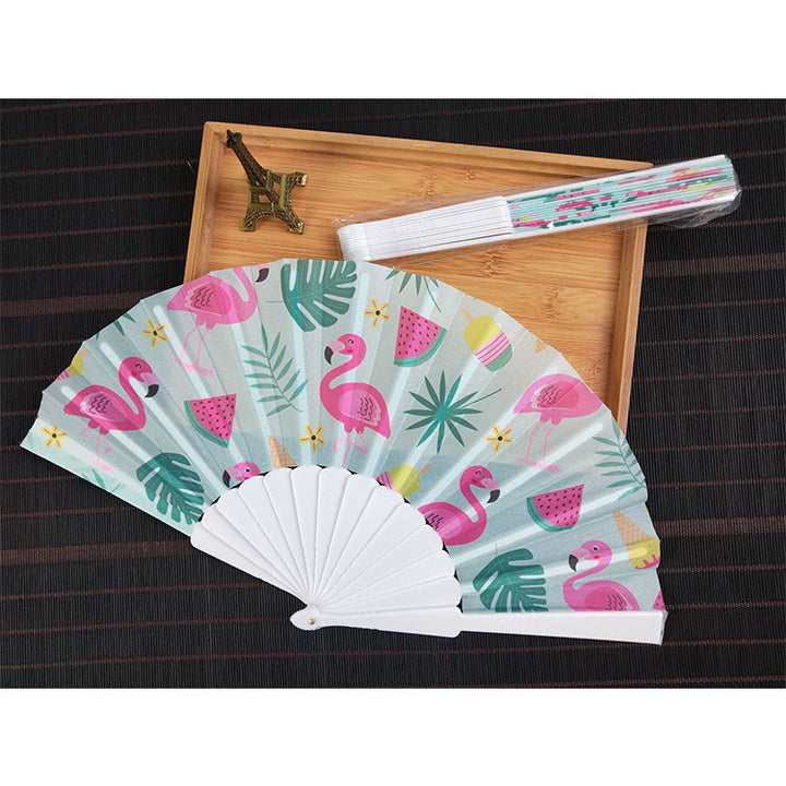 Ladies fan with shimmering scale patterns Kalsten