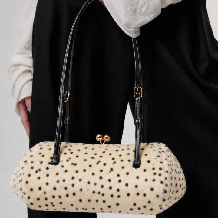 Playful Fuzzy Handheld Purse