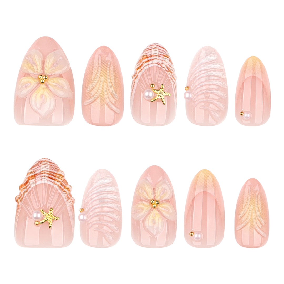 Artful nail art with floral motifs and elegant accents Kalsten