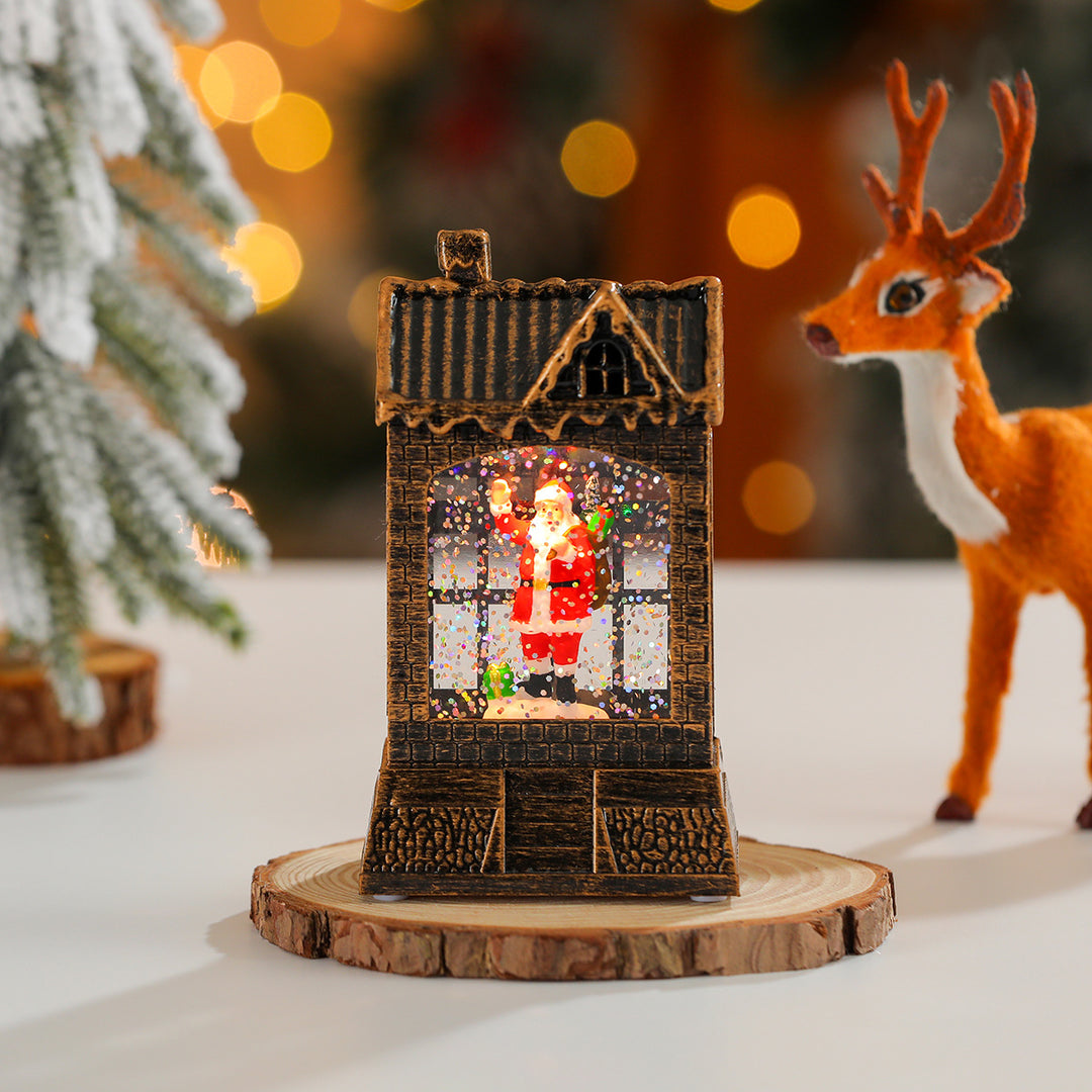 Decorative Snow Globe House Ornament Kalsten