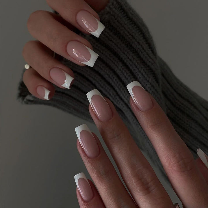 Artificial nail set with high-quality French tips Kalsten