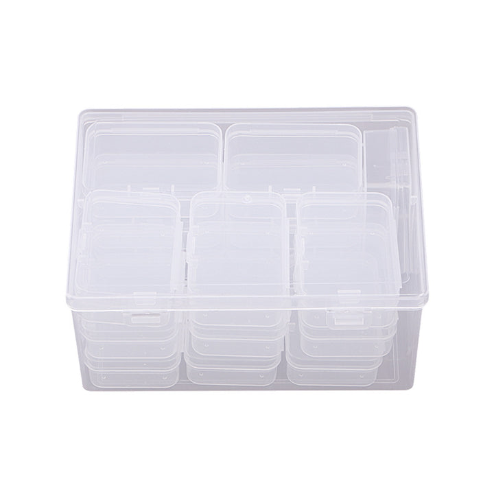Multi-Purpose Transparent Compartment Organizing Box Kalsten