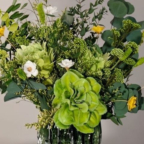 Stylish Green Floral Arrangement