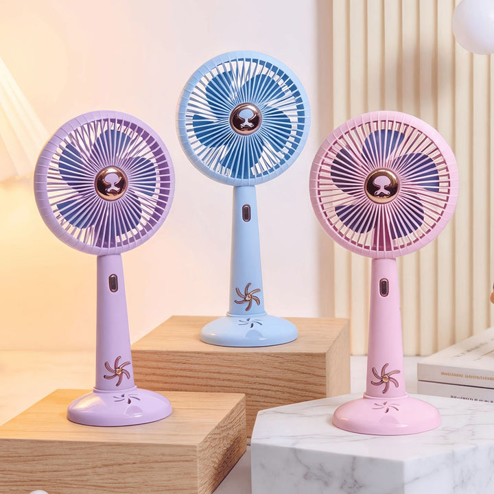 Ladies Portable USB Desk Fan with Flexible Tilt Kalsten