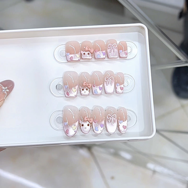 Themed Decorative Press-On Nail Set Kalsten