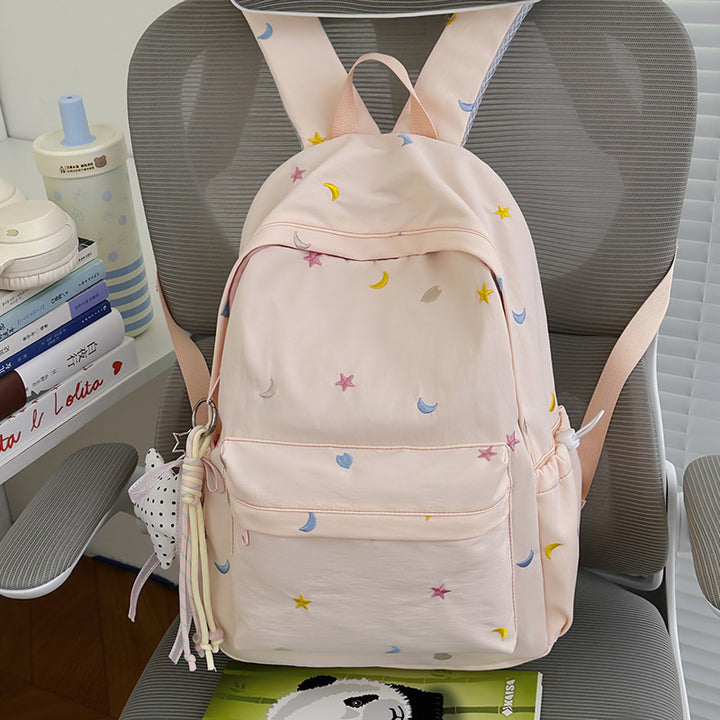 Embroidered Moon and Star Backpack Kalsten
