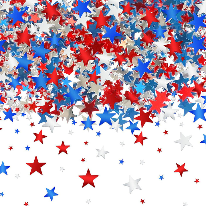 Unisex nan shiny star confetti mix in various sizes made of metallic foil for table decoration Kalsten
