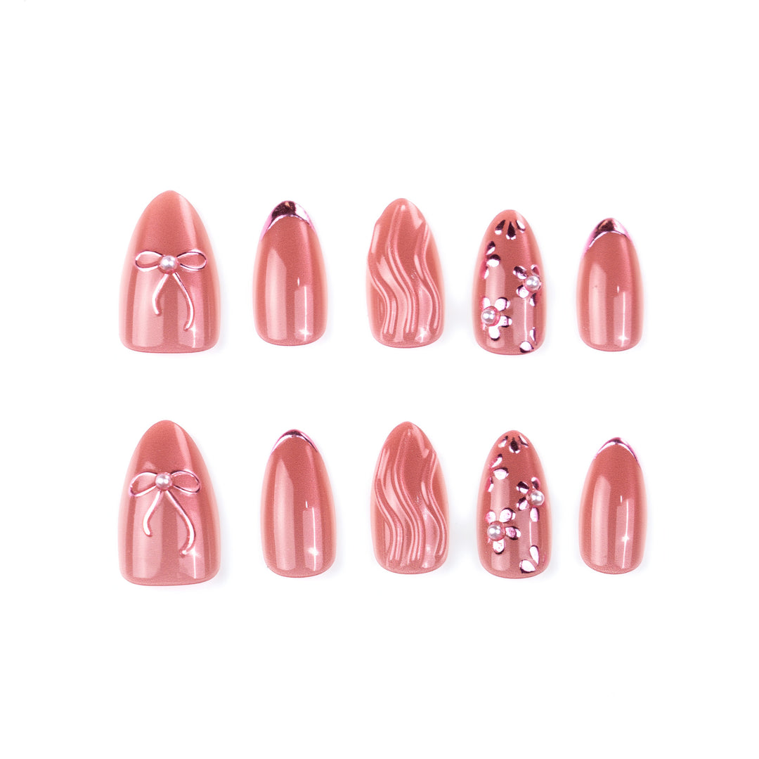 Decorative Press-On Nail Art Set Kalsten 1790636288