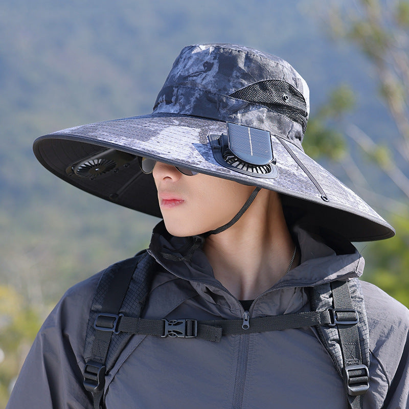 wide-brimmed outdoor sun hat with UV protection, breathable mesh, and adjustable chin strap Kalsten