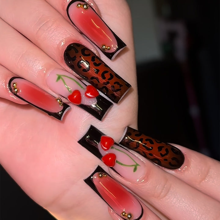 Artistic Long Stiletto Nail Art Set Kalsten