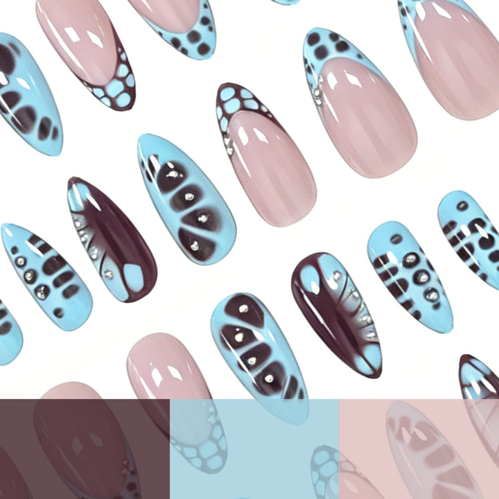 Artistic Butterfly-Inspired Nail Art Extensions Kalsten