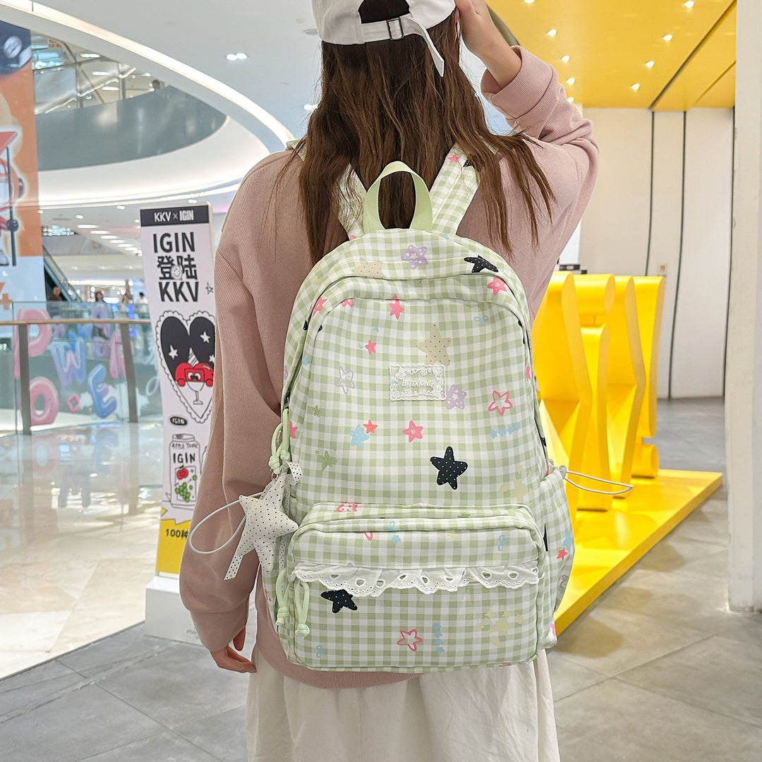 Cute Illustrated Casual Backpack Kalsten