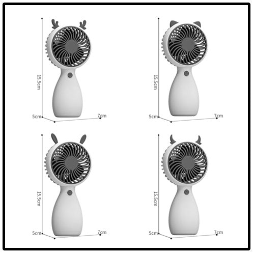Ladies portable USB fan with cute animal design Kalsten