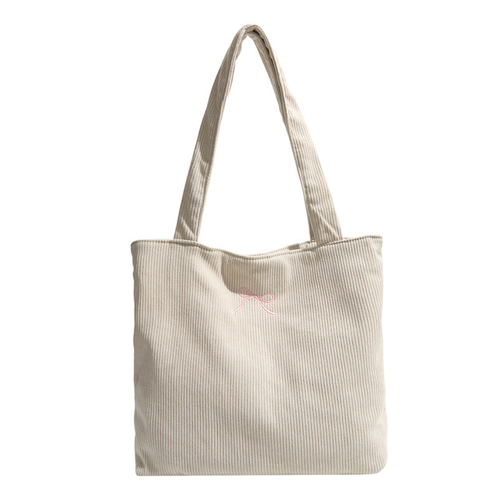 Casual Corduroy Tote